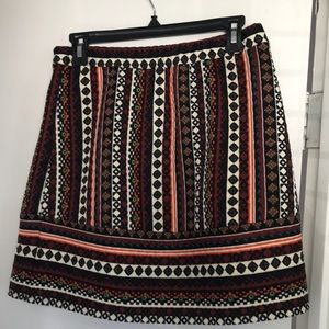 Quilted mini skirt